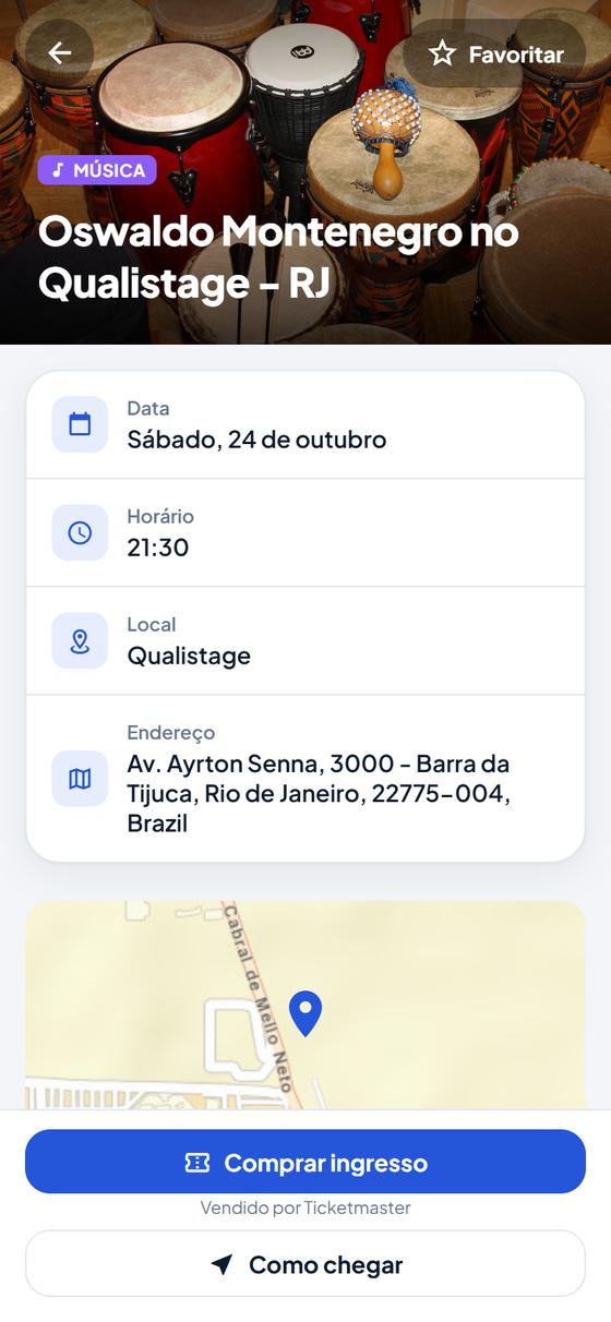 Eventos com lembretes